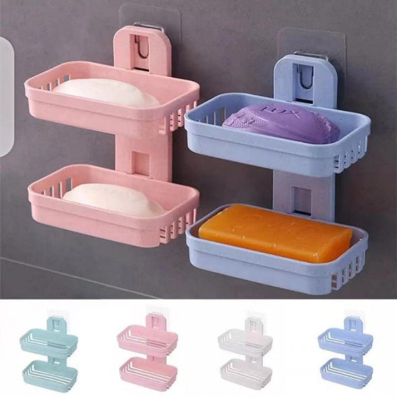 2 Pieces Double Layer Soap Dish