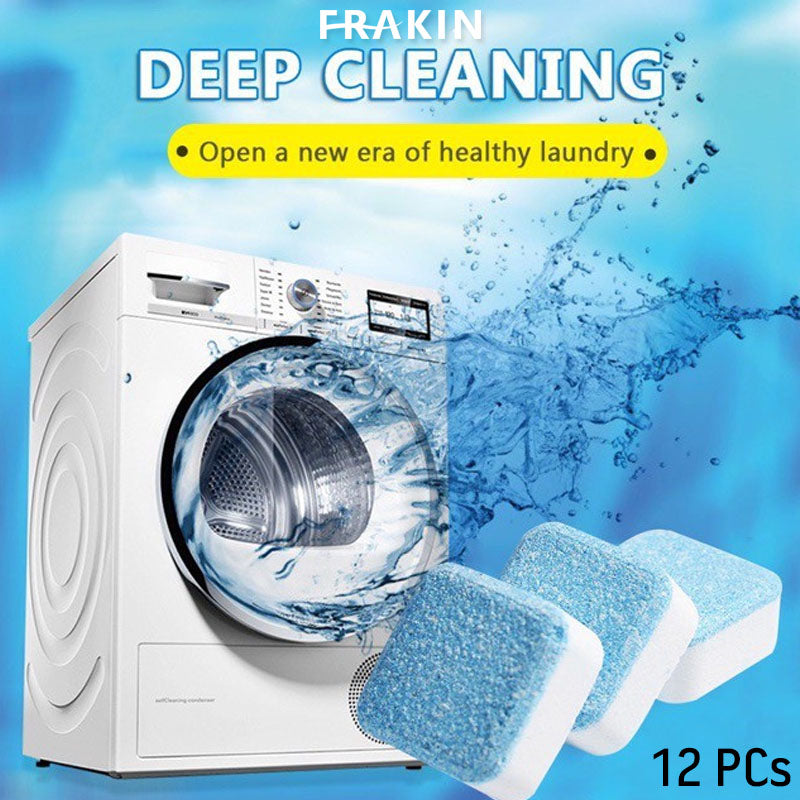 12 Pieces Washing Machine Cleaning Tablet