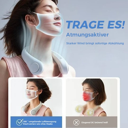 Portable Bladeless Headphone Neck Fan