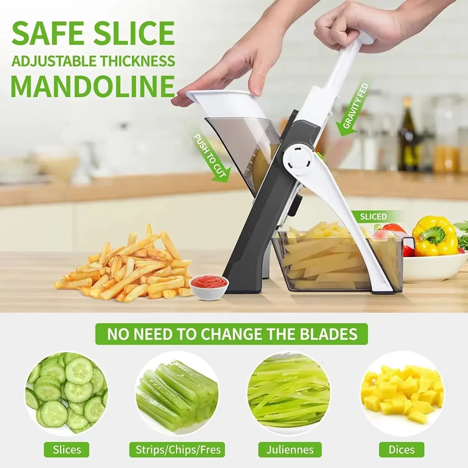 Multifunctional Vegetable Slicer Fruit Cutter Machine