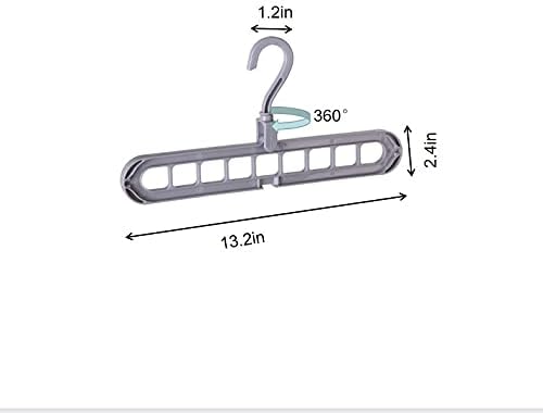 Multi Slot Hanger Closet Organizing Hanger