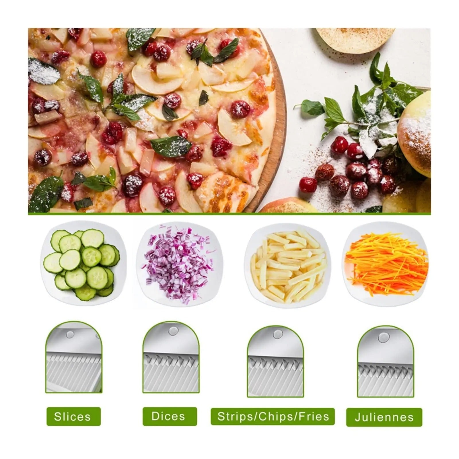 Multifunctional Vegetable Slicer Fruit Cutter Machine