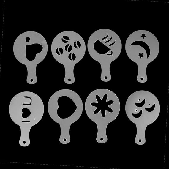 Coffee Stencil Template Set Pack Of 16Pcs