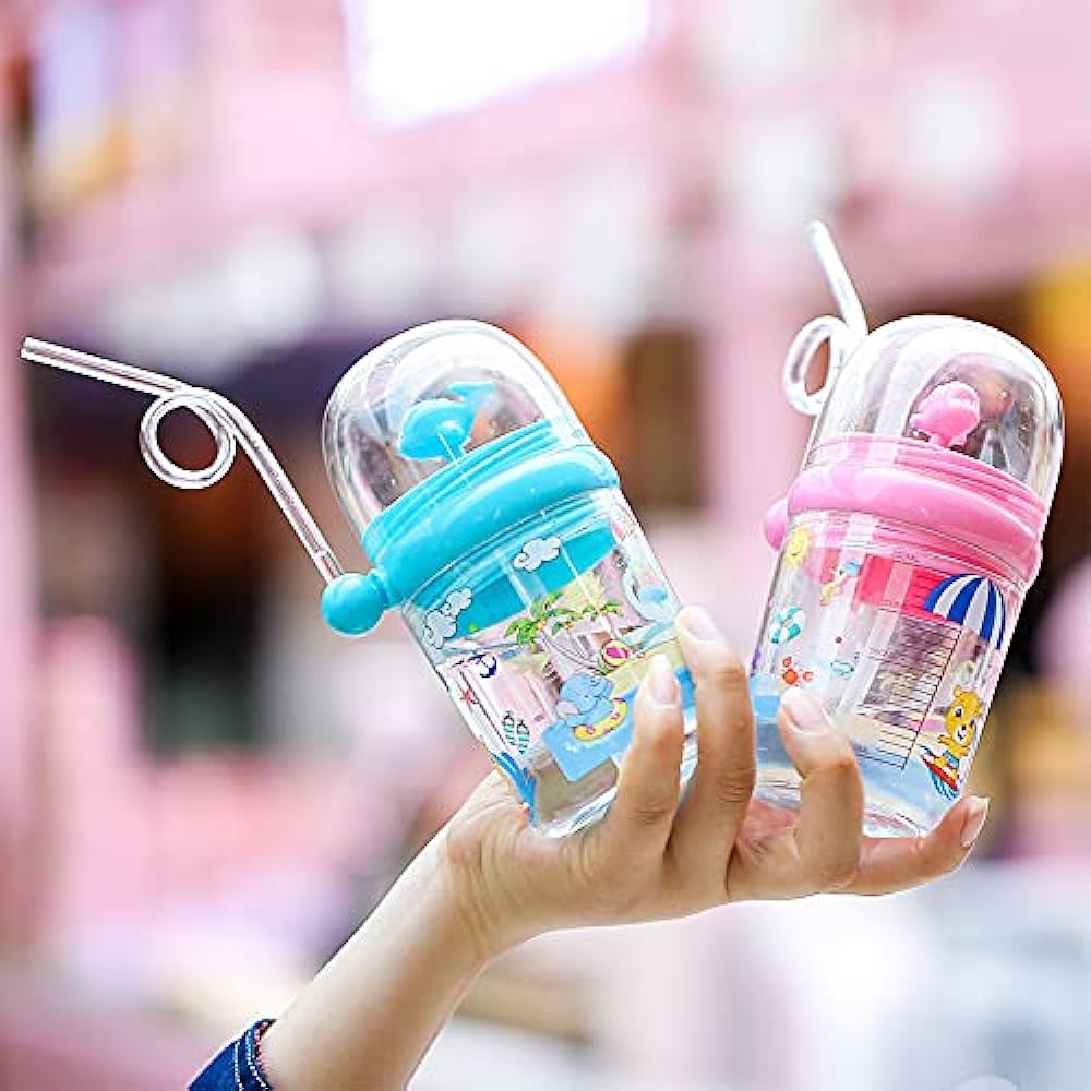 250ml Children Whale Spray Cup Sippy Bottle