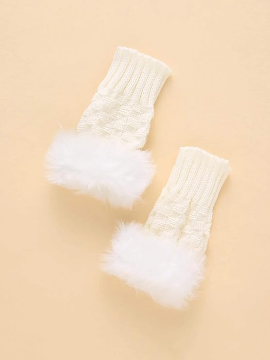 Fur Gloves Pair (Random Color)