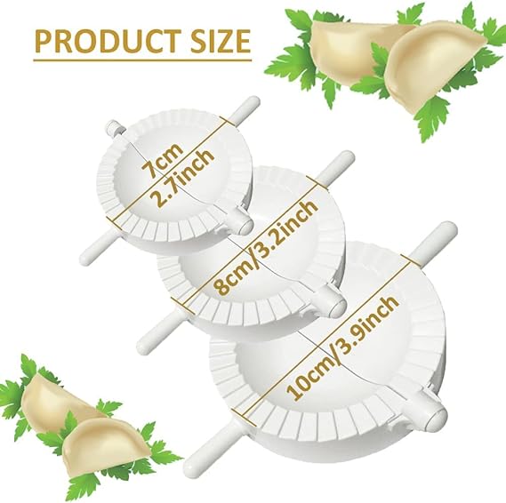 3 Pcs Dough Press Dumpling Mold