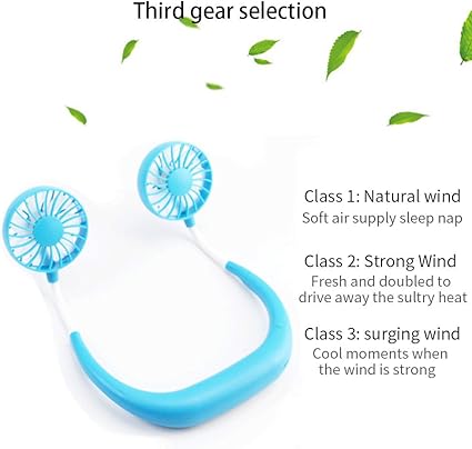 USB Rechargeable Neck Fans