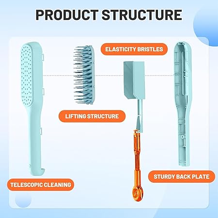 Self Cleaning Hair Brush