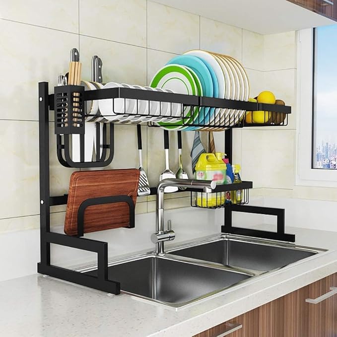 Kitchen Dish Drying Rack Over Sink