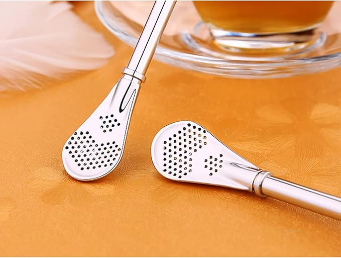 Stainless Steel Handle Filter Spoon