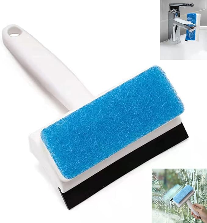 Double-Sided Window Cleaning Washing Wiper Brush