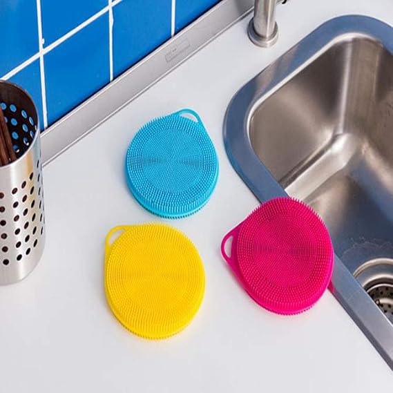 Silicon Dish Washing Scrubber Pad