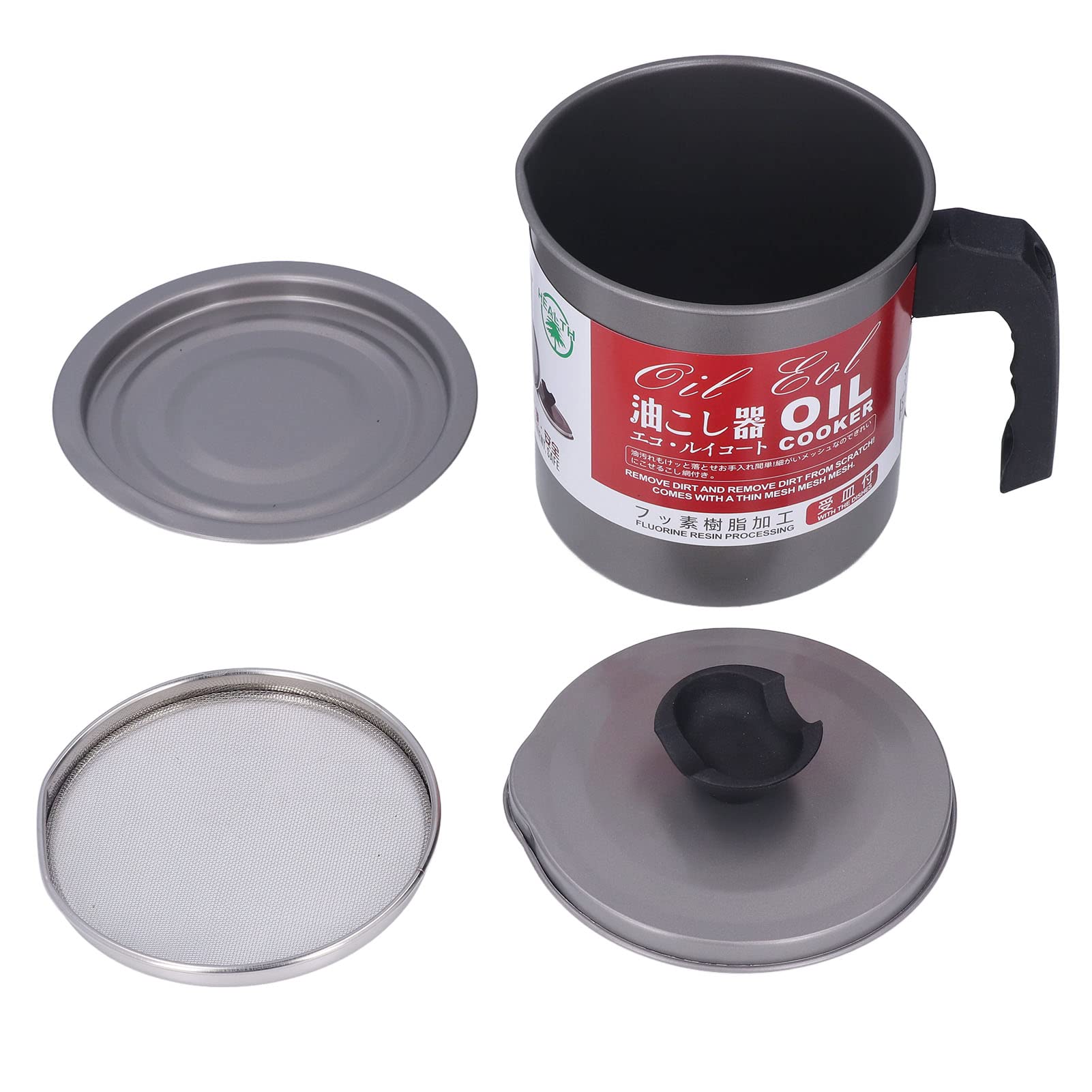 Oil Can Stainless Steel Filter 1.4L