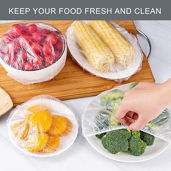 Disposable Plastic Wrap Food Grade 100Pcs