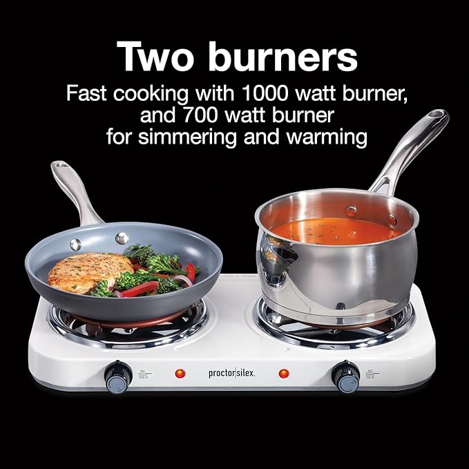 Electric Cooking Stove Double Burner