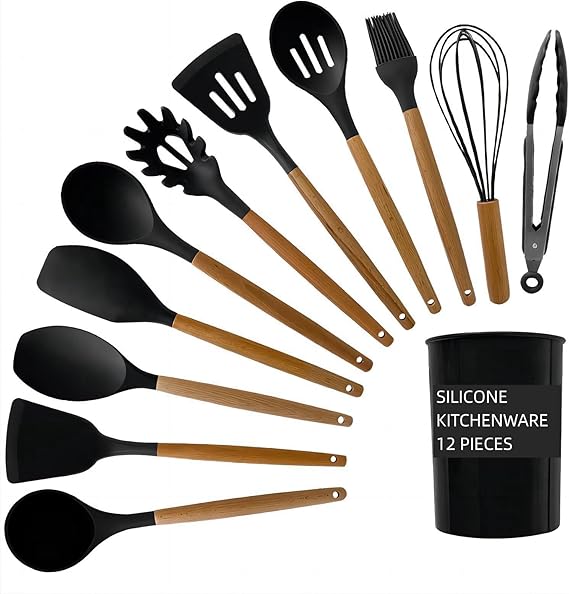 12-Piece Silicone Kitchen Utensil Set