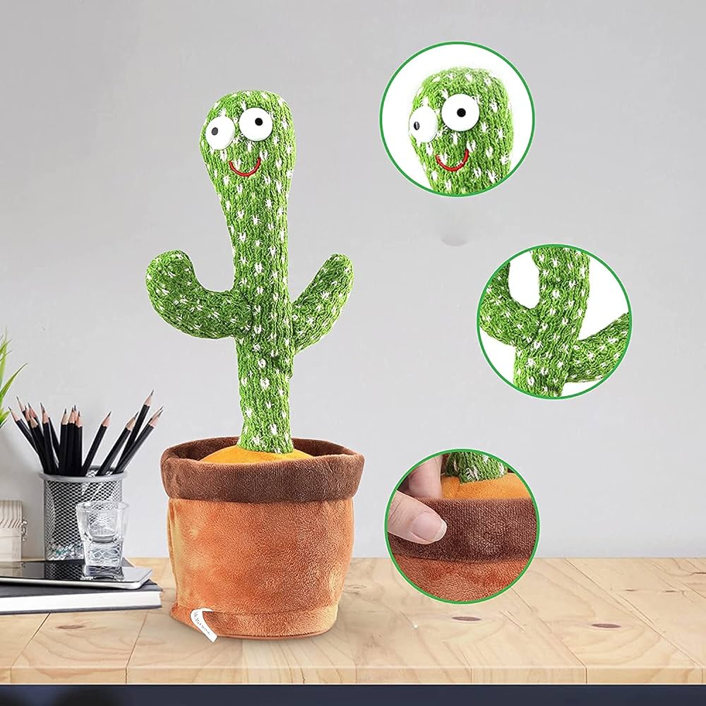 Cactus Toy Volume Control Dancing