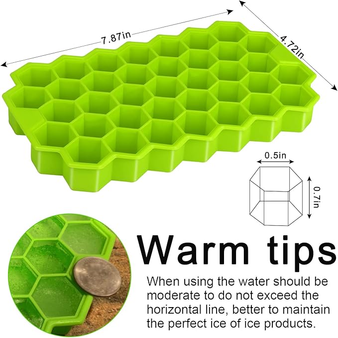 Silicone Honeycomb Ice Mold Tray