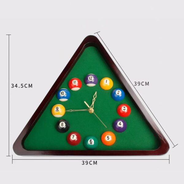 Billiards Design Clock