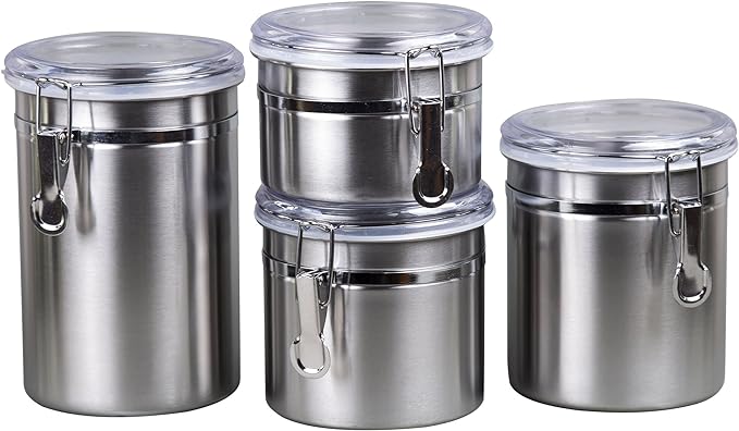 4 Pcs Airtight Canister Set