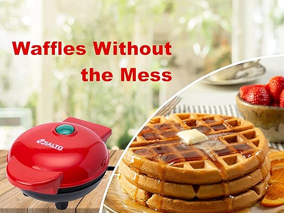 Round Waffle Maker Grill Machine