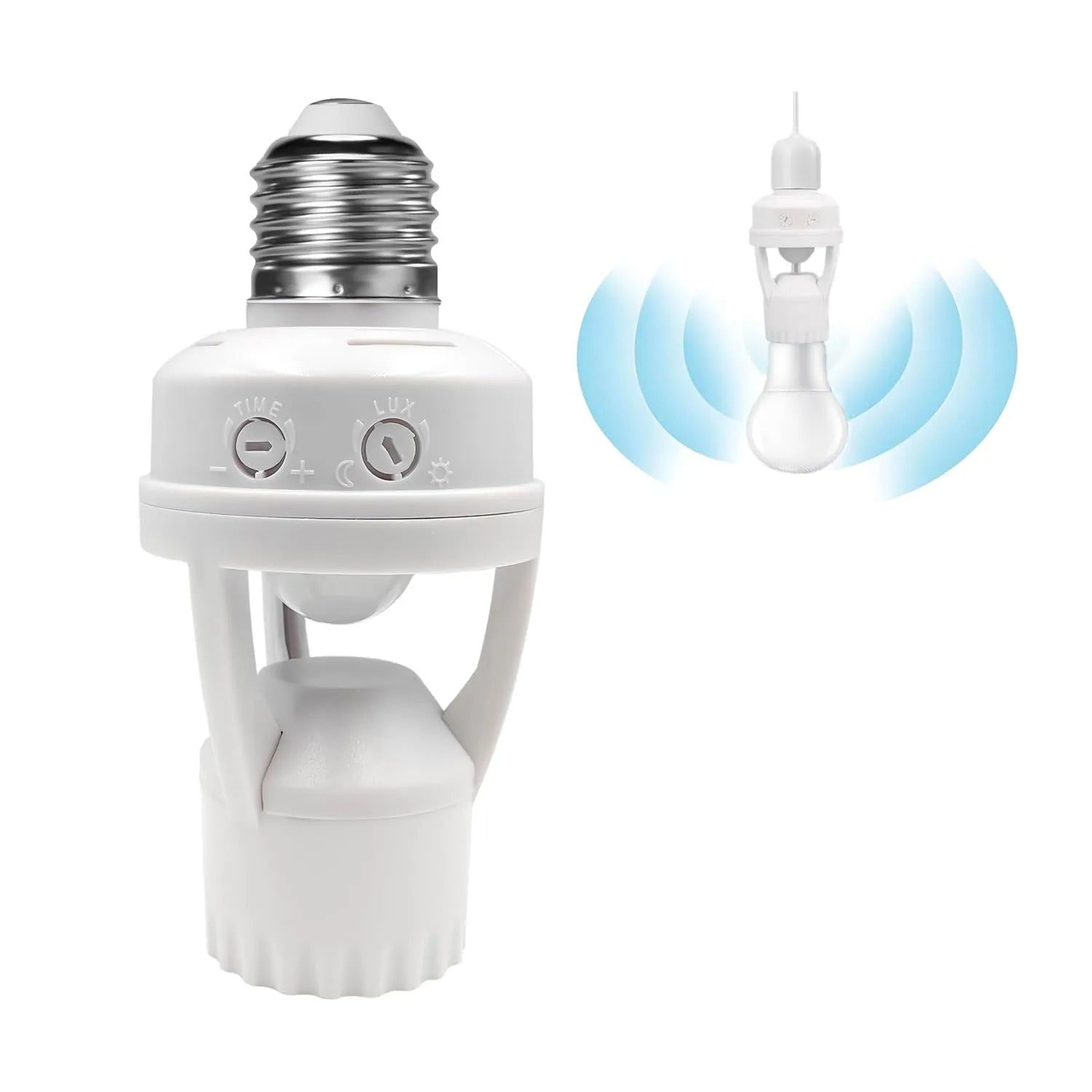 Pack of 2 Motion Sensor Light Socket Only Holder