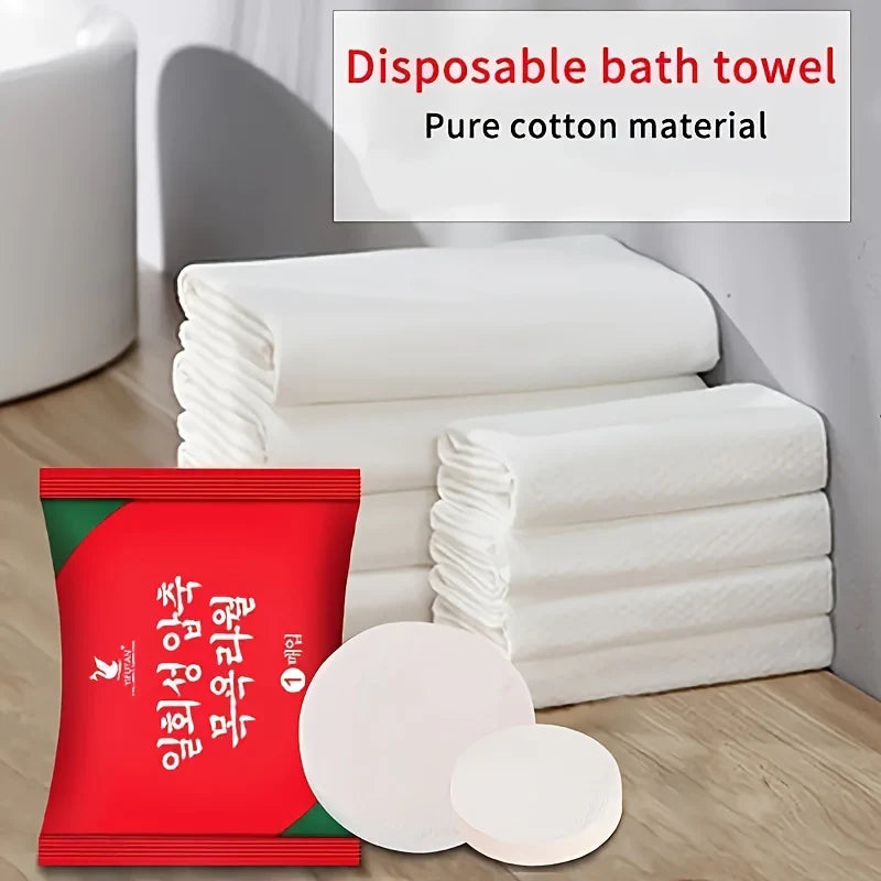 Disposable Compressed Cotton Bath Towel