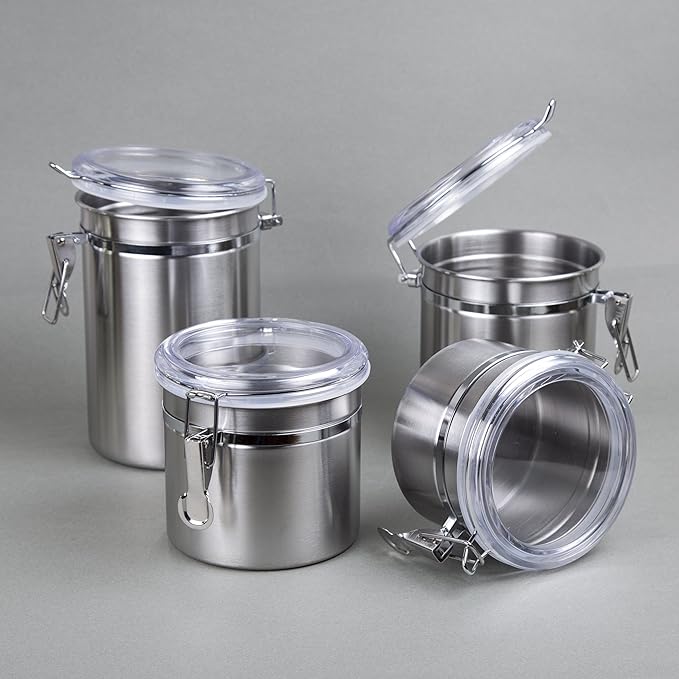 4 Pcs Airtight Canister Set