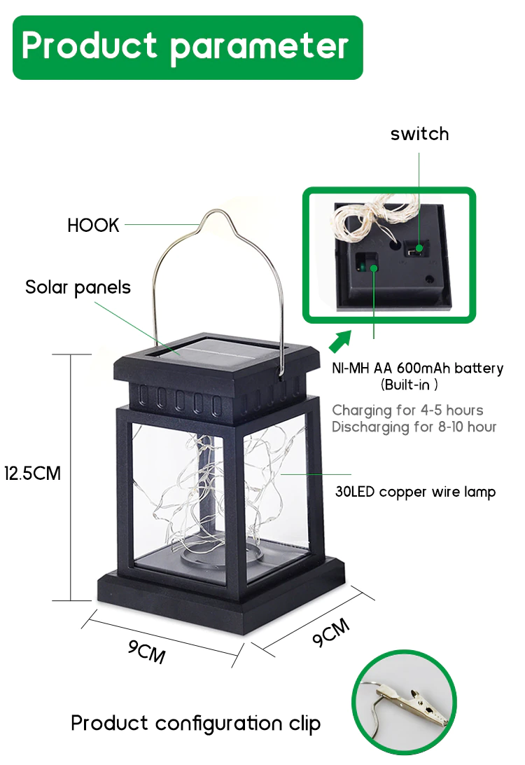 Solar Star Palace Lamp