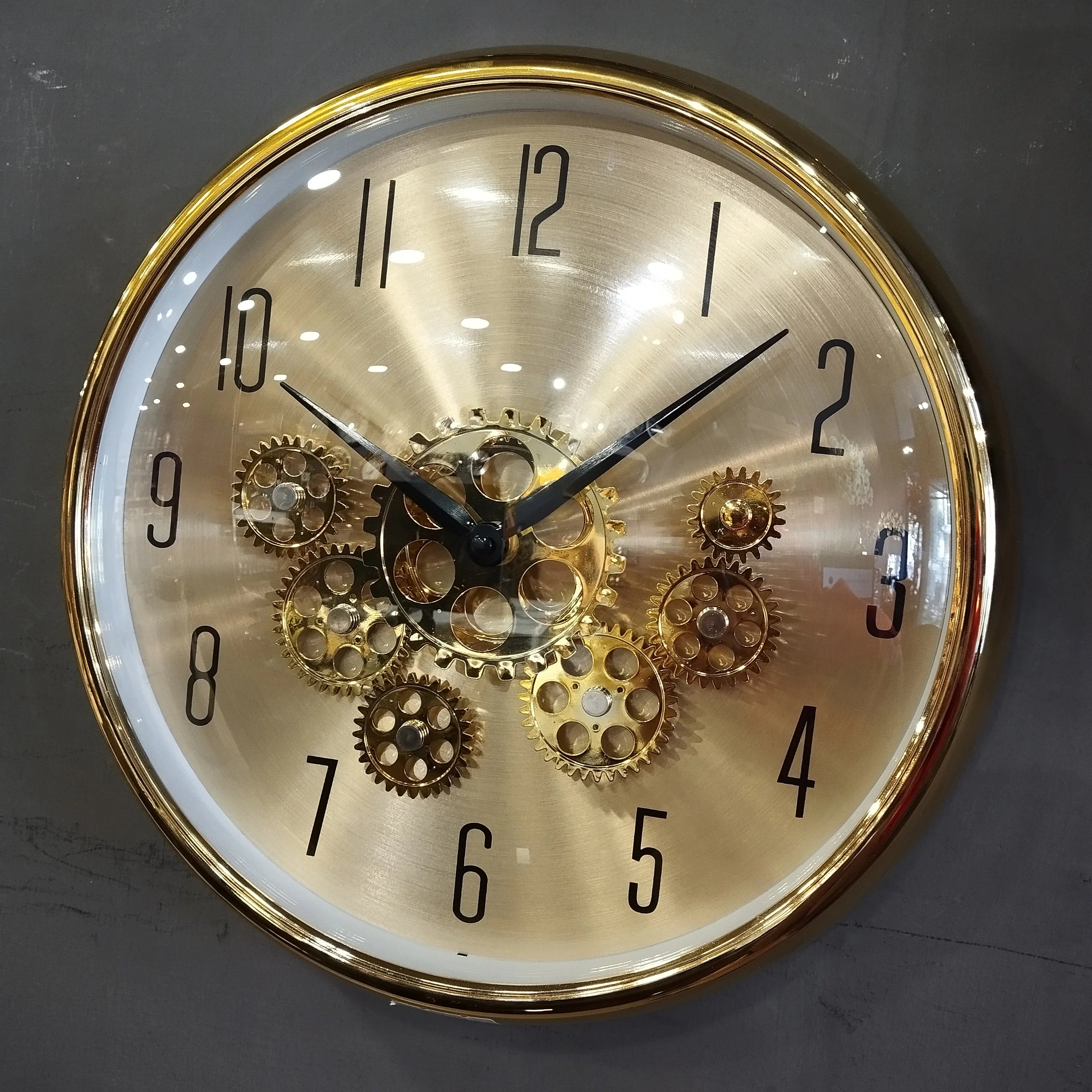 Rose Gold Mechanical Clock