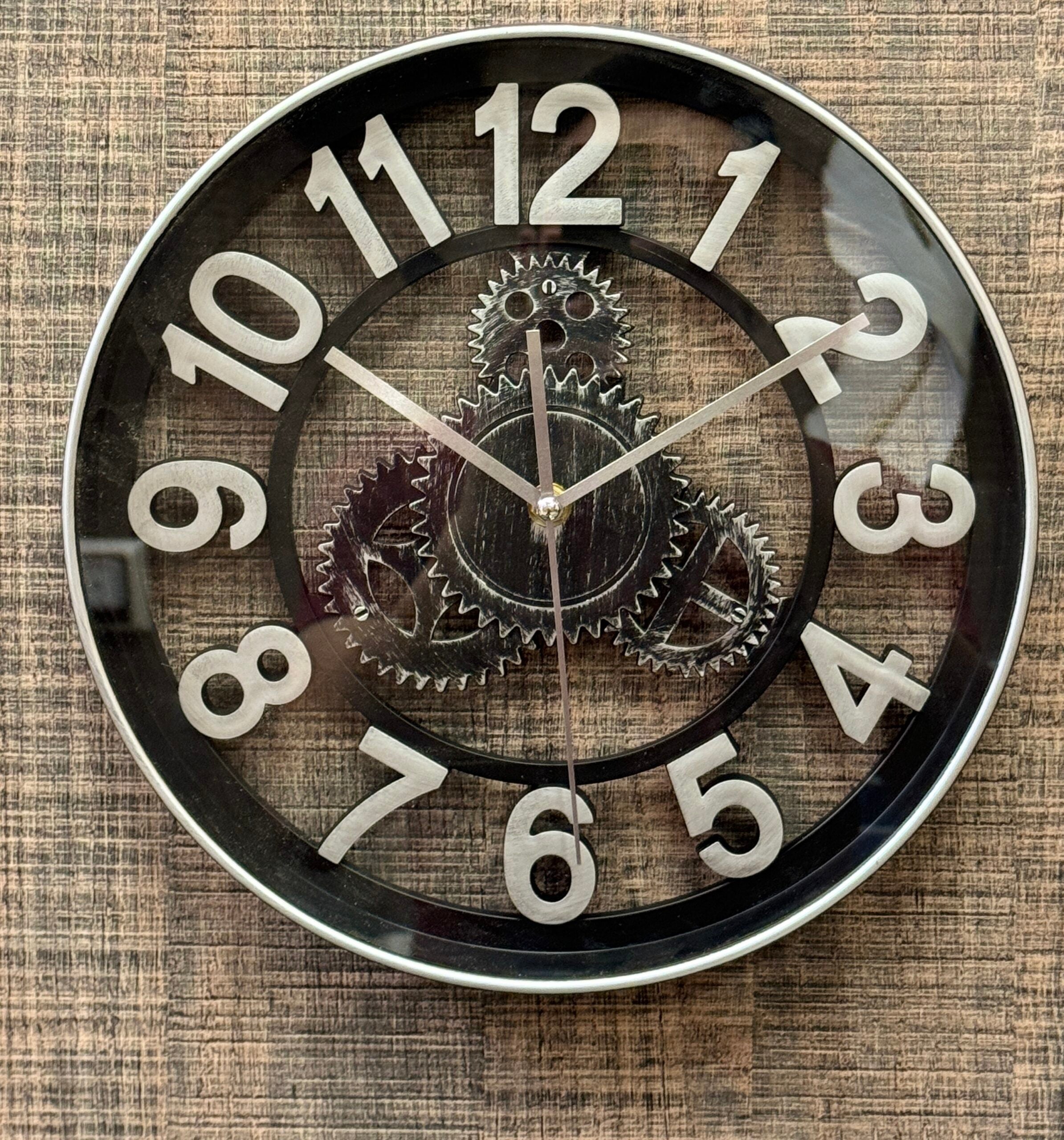 Black Silver Clock