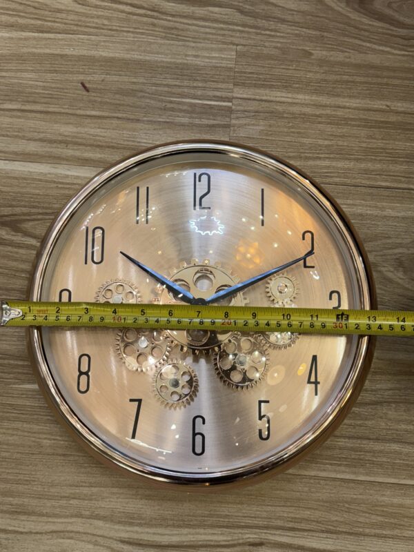 Rose Gold Mechanical Clock