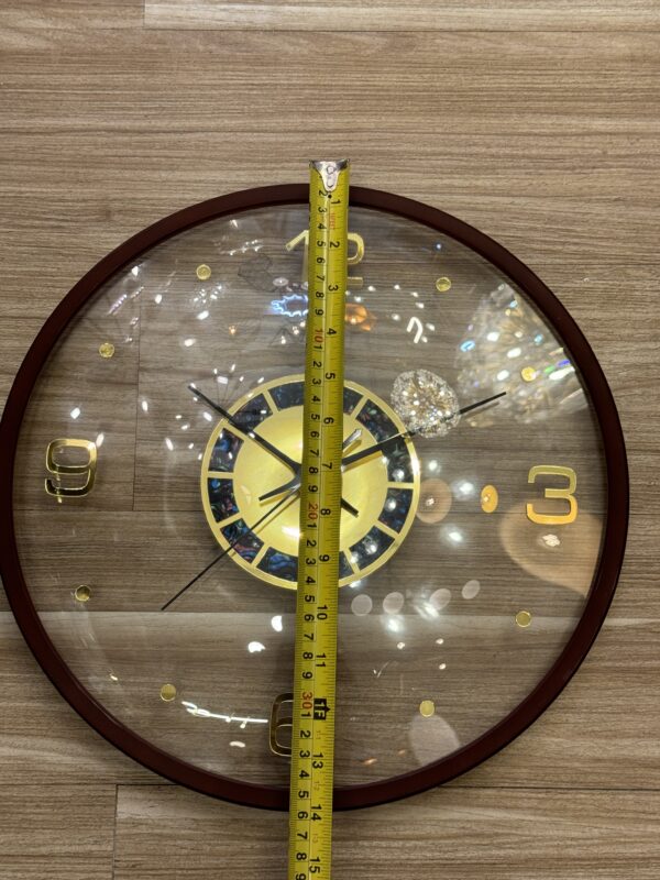 Transparent Glass Clock