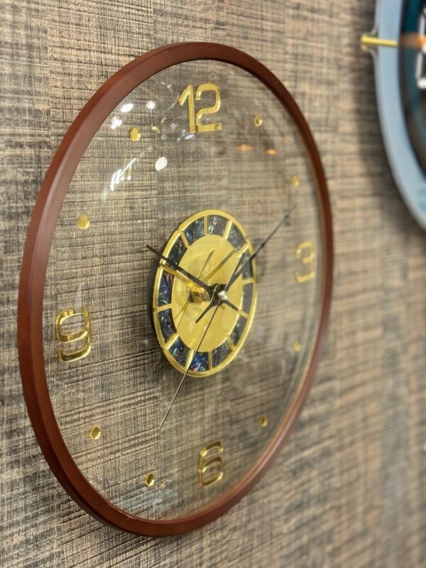 Transparent Glass Clock