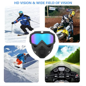Bike Protection Mask - Wear with Glasses 🕶