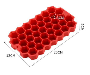 Silicone Honeycomb Ice Mold Tray