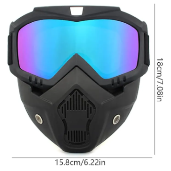 Bike Protection Mask - Wear with Glasses 🕶