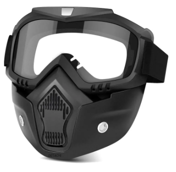 Bike Protection Mask - Wear with Glasses 🕶