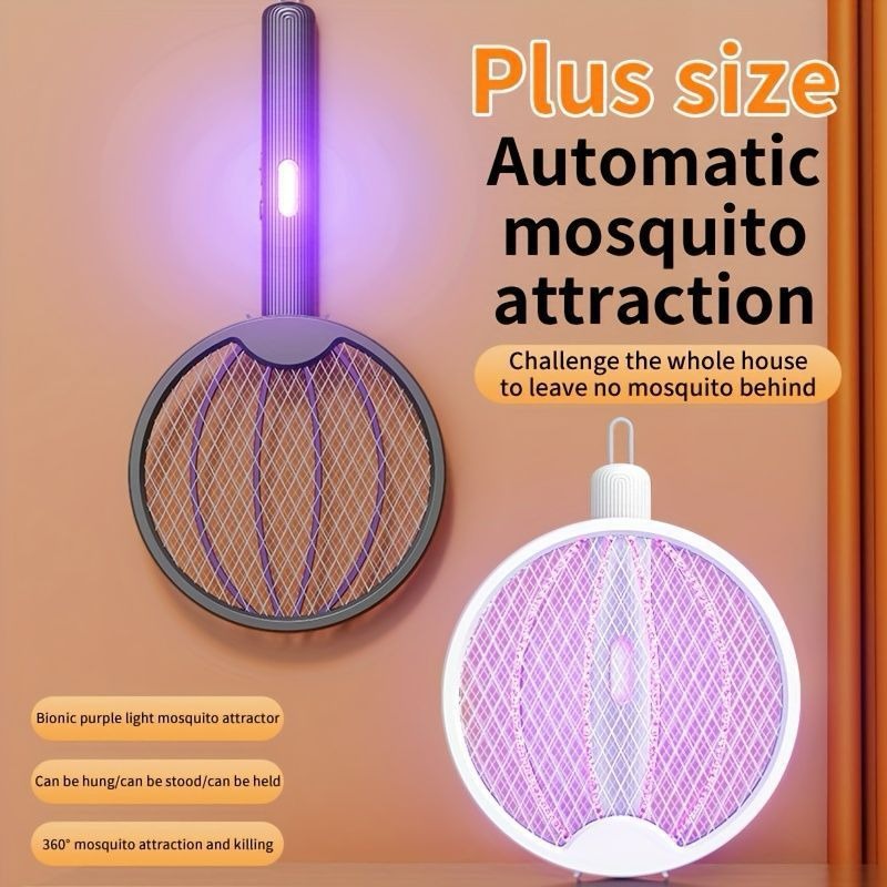 New Foldable UV Mosquito Killer Rechargeable Racket