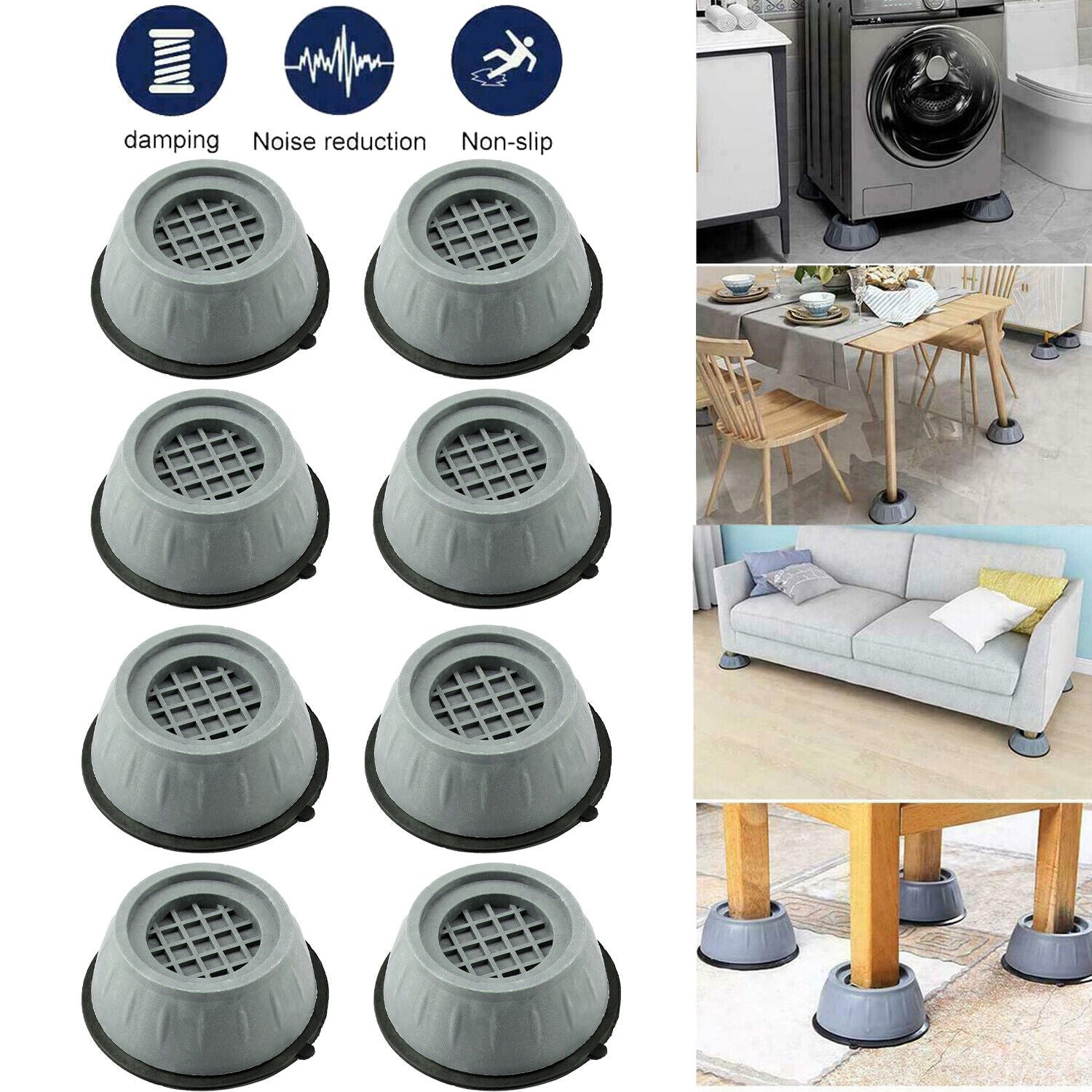 4pcs Washing Machine Feet Cover