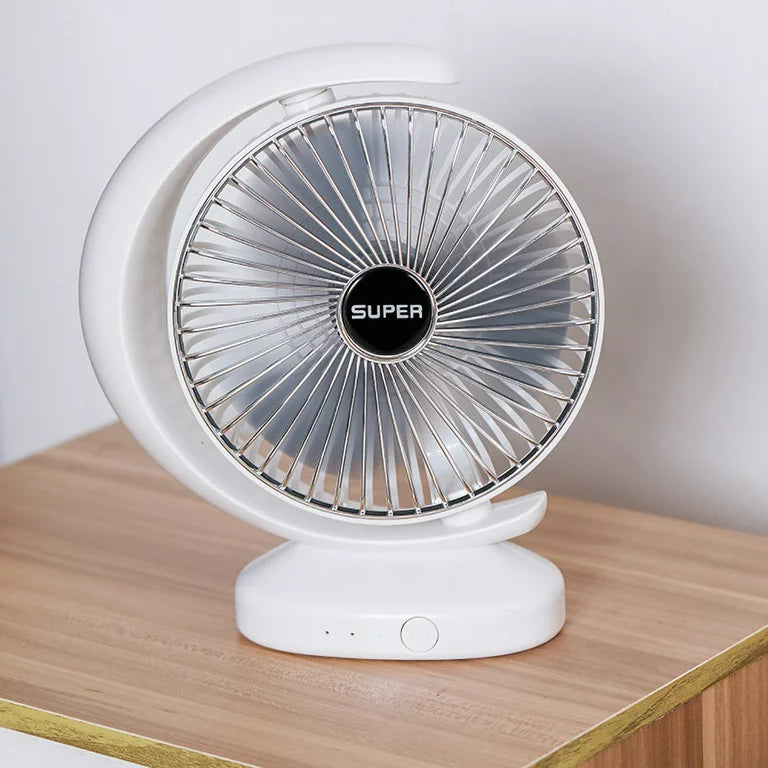 New Globe Shaped Air Circulation Fan Desktop USB Charging Fan