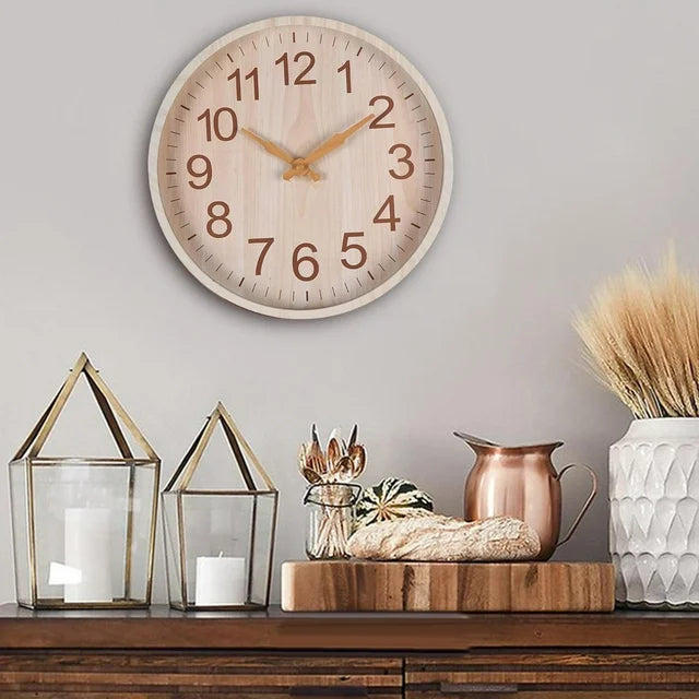 Oak Wall Clock