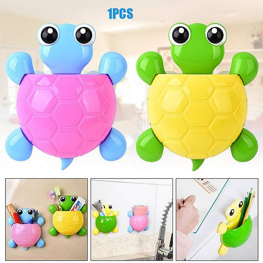 Turtle toothbrush holder