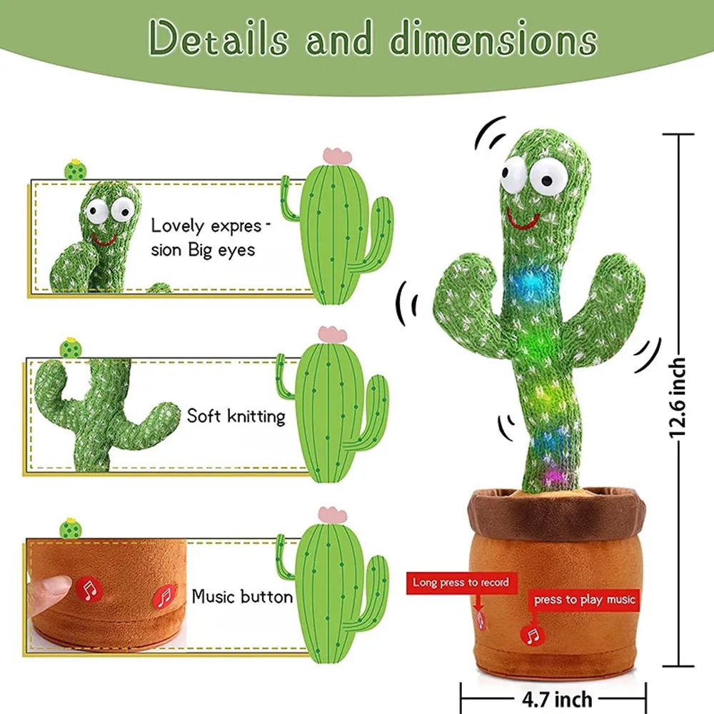 Cactus Toy Volume Control Dancing