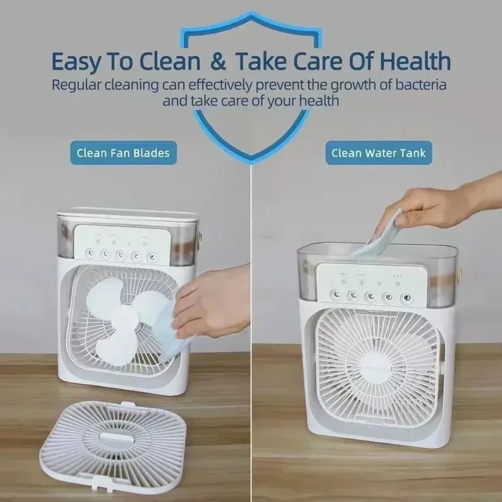 Portable 3 In 1 Fan Air Conditioner