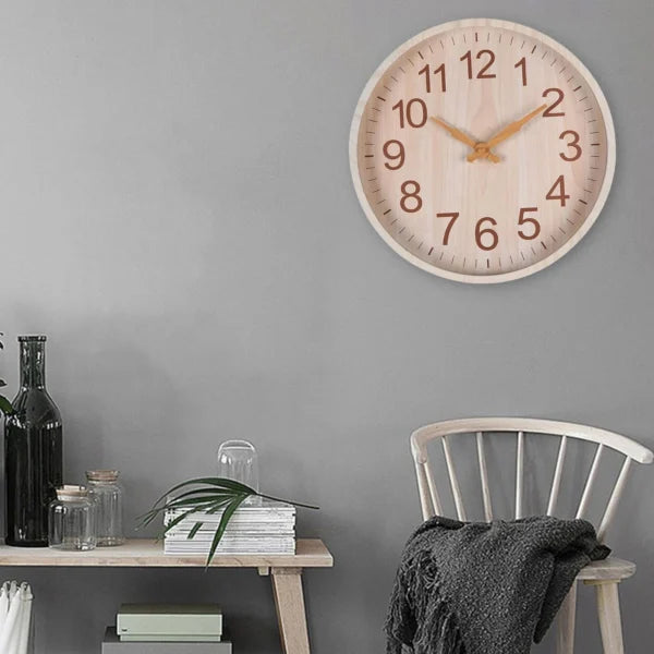 Oak Wall Clock