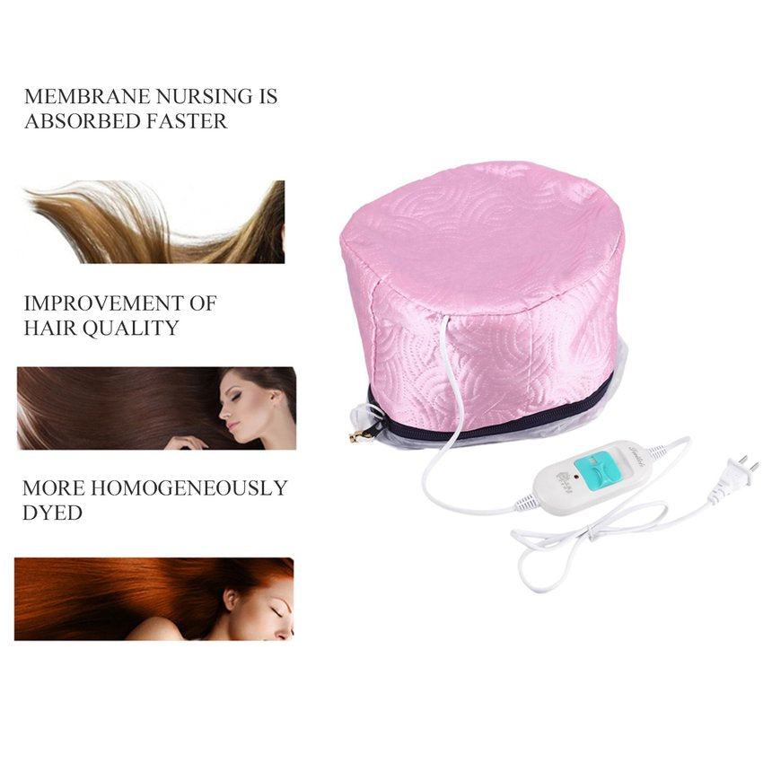 Hair Care Thermal Head Spa Cap Treatment With Beauty Steamer