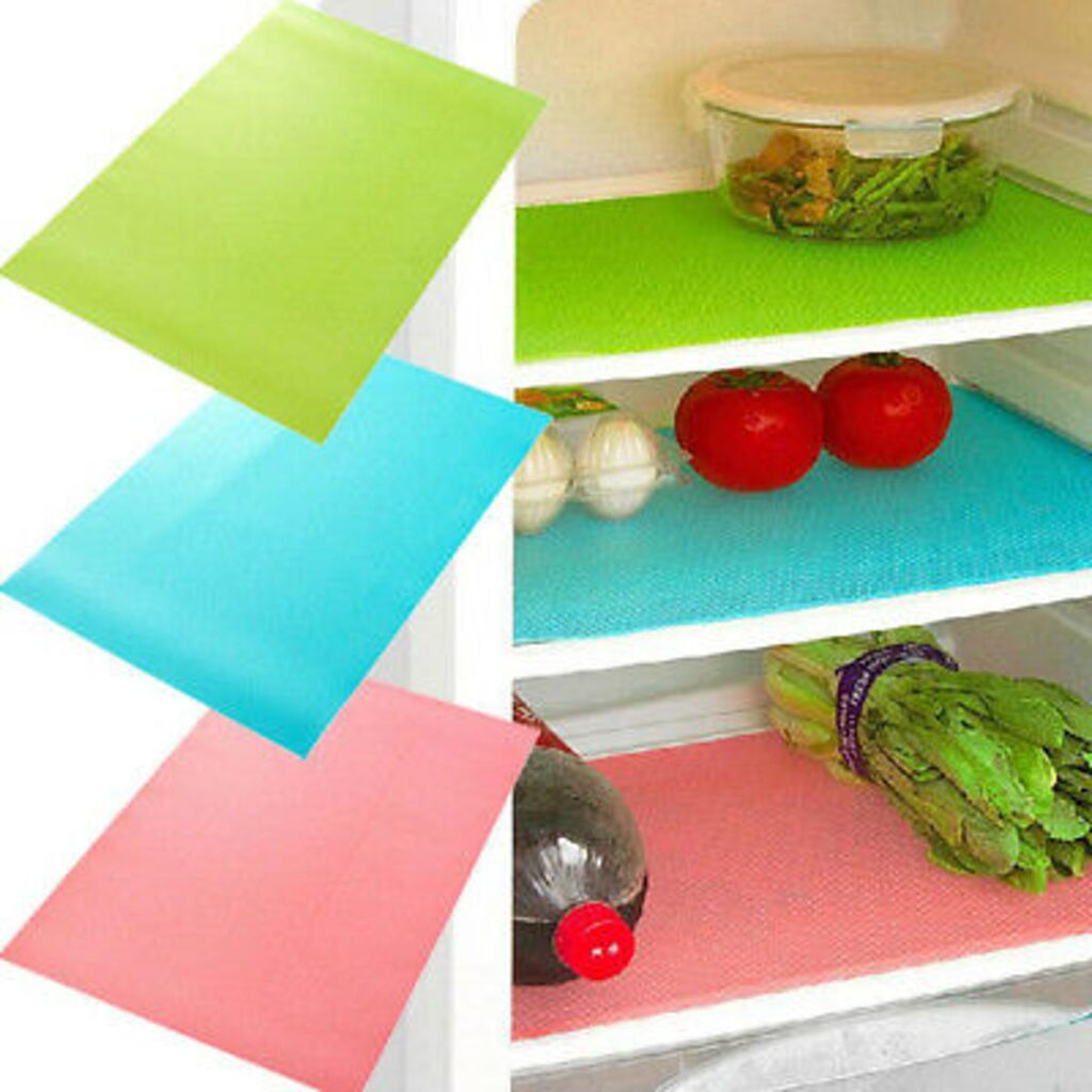 4 Pcs Fridge/Drawers Silicon Mat