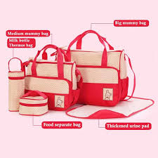 5 in 1 Mummy Essential Diaper Bag