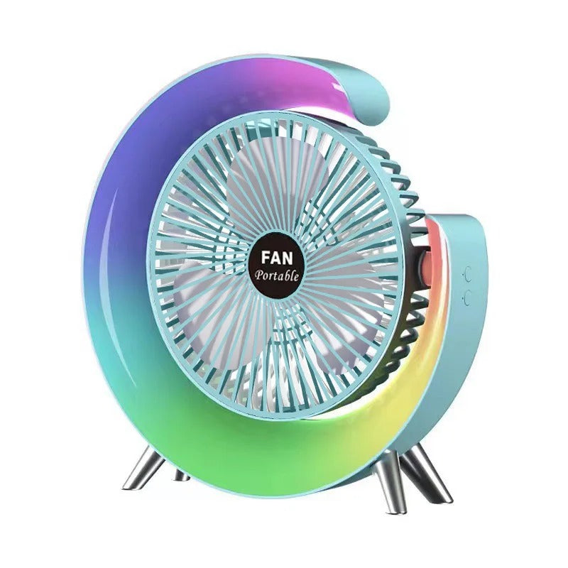 Round Shape Fan with RGB led